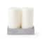 12 Packs: 2 ct. (24 total) White Pillar Candle Pair by Ashland®
